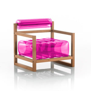 Yoko Armchair Pink Crystal - The Independent Collective