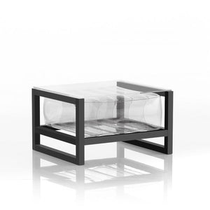 Yoko Coffee Table Aluminium - The Independent Collective