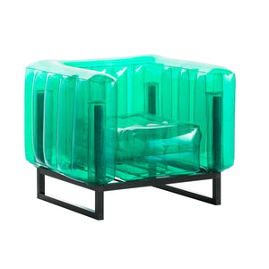 Yomi Armchair Green Crystal - The Independent Collective