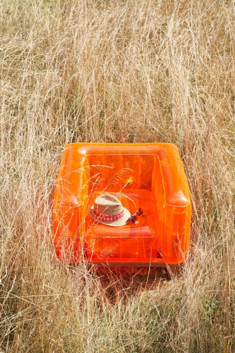 Yomi Armchair Orange Crystal - The Independent Collective