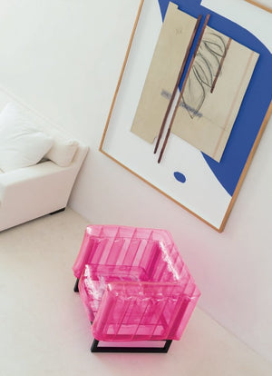 Yomi Armchair Pink Crystal - The Independent CollectiveFairy Floss Yomi Armchair - The Independent Collective Watches