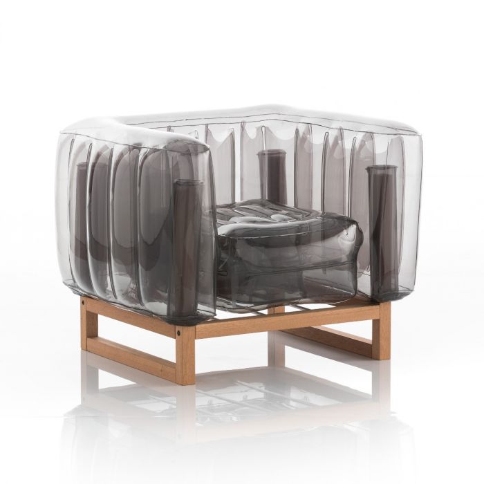 Yomi Armchair Smoky Crystal - The Independent Collective